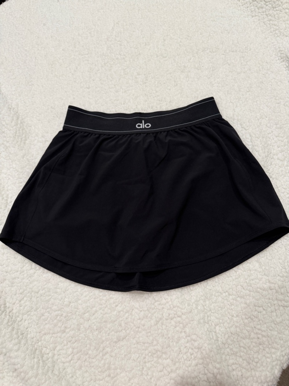 Alo Black Match Point Skort/Skirt S